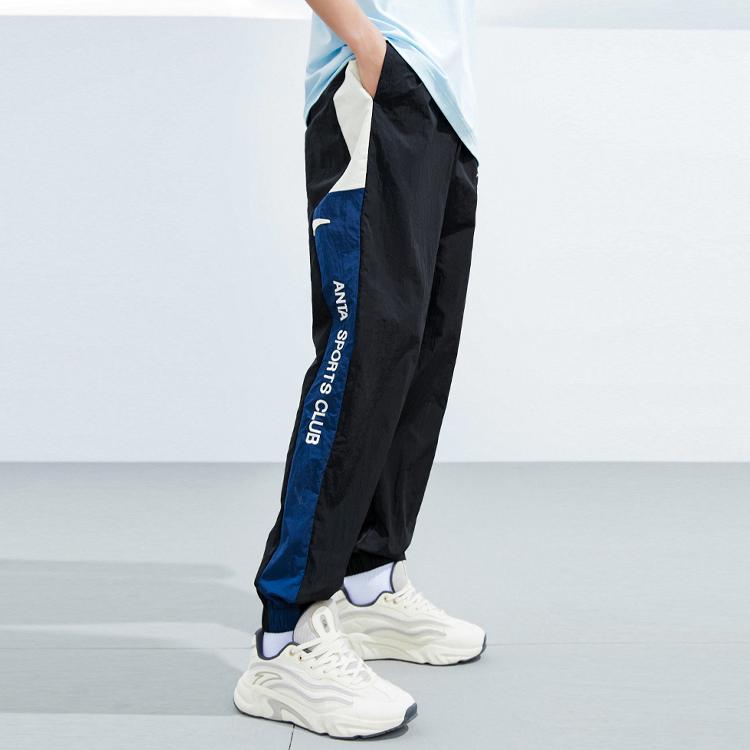 Anta Life Collection Knitted Sweatpants Men's Dark Navy Blue 152338501-1