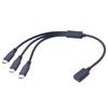 Type C Splitter Cable Type C 1 Female To 3 Male Converter Multiple Expander Cable Multiport Split Adapter for Smartphone