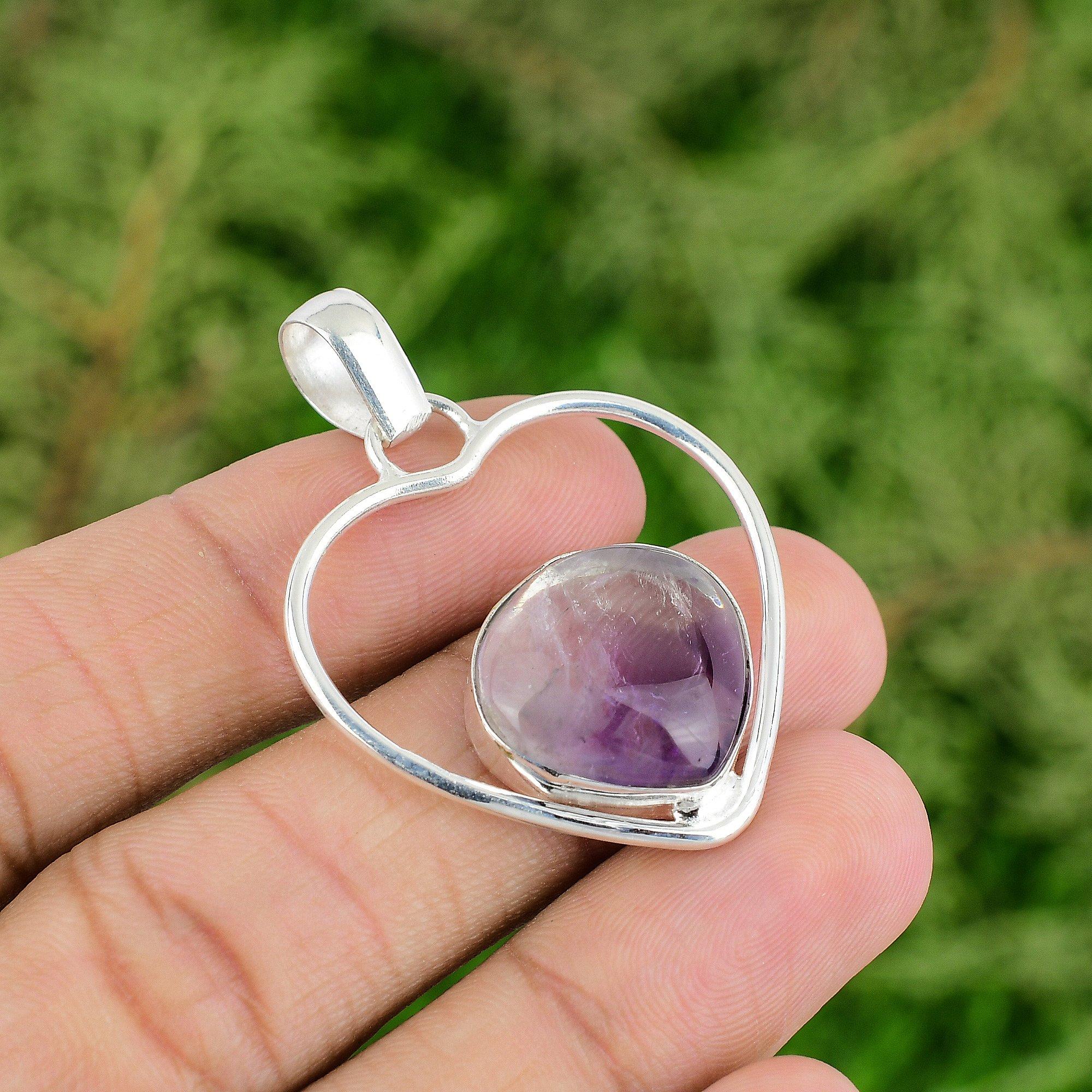 

Star Amethyst Pendant Handmade Gemstone Pendant 925 Sterling Silver Pendant Antique Jewelry Gifts For Her