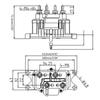 12V 250A Winch Solenoid Relays Contactors Thumb Truck for ATV Truck 5000-7000lbs with 6 Protecting Caps