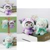Sanrio Plush Toy Key Chain Soft And Cute Kuromi Design For Anime Fans
