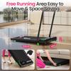 Foldable Treadmill AKLUER H03 For Home, 2.5HP Motor, 6% Manual Incline, Remote Control,Silent Operation,Black