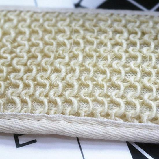 Sisal Back Scrubber Bath Brush for Exfoliating Skin