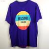 Helsinki Finland Spellout Frontside T Shirt Large Vintage Homme Slightly Stylish Unisex Fashion Soft Comfortable