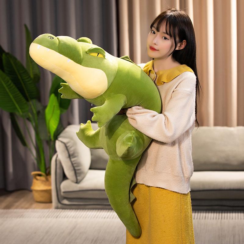 Adorable Large Crocodile Plush Toy Cushion - Perfect Birthday Gift for Girls