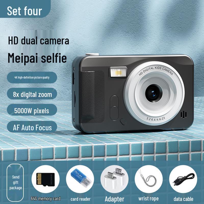 Student-Friendly 2.4-inch HD Dual Lens Digital Camera