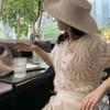 Vintage Elegant Female Cardigan Autumn Winter Long Sleeve Women Knitted Cardigan Sweater Fashion Hollow Out Sweaters Tops 16179