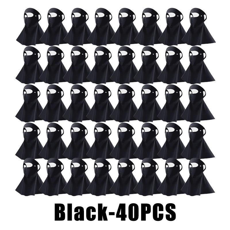 Cool Ice Silk Sun Protection Mask 3D UPF50+ Anti-UV Neck Scarf Neck Protection Dustproof Sunshade Facepiece Outdoor