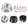 5 And 6 Hole Steering Wheel Hub Adapter Universal For Most Cars And SUV Aluminum Smooth Polishing Surfaces