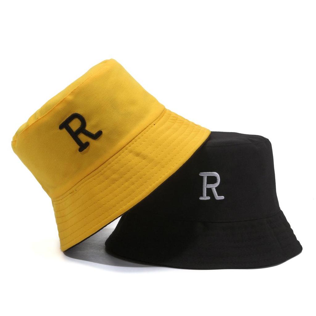 Women's Double-Sided Smiley Face Bucket Hat - Sun Protection, Korean Style, Embroidered, Large Brim