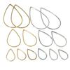 20pcs Waterdrop Closed Frame Charms Drop Rings Pendant Stainless Steel Gold Plated For DIY Jewelry Makings Accessories