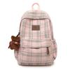 Zaino atmosfera coreana zaino scolastico in lana autunno e inverno zaino a quadri retrò letterario zaino per studente universitario femminile zaino per la classe