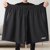 Ice Silk Shorts Men's Cropped Pants Summer Casual Quick Drying Pants Men's Sports Mid Length Pants
