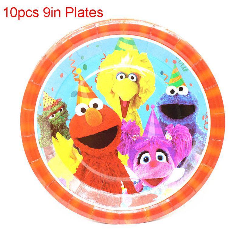 Sesamstraße Thema Alles Gute zum Geburtstag Partyzubehör für Kinder