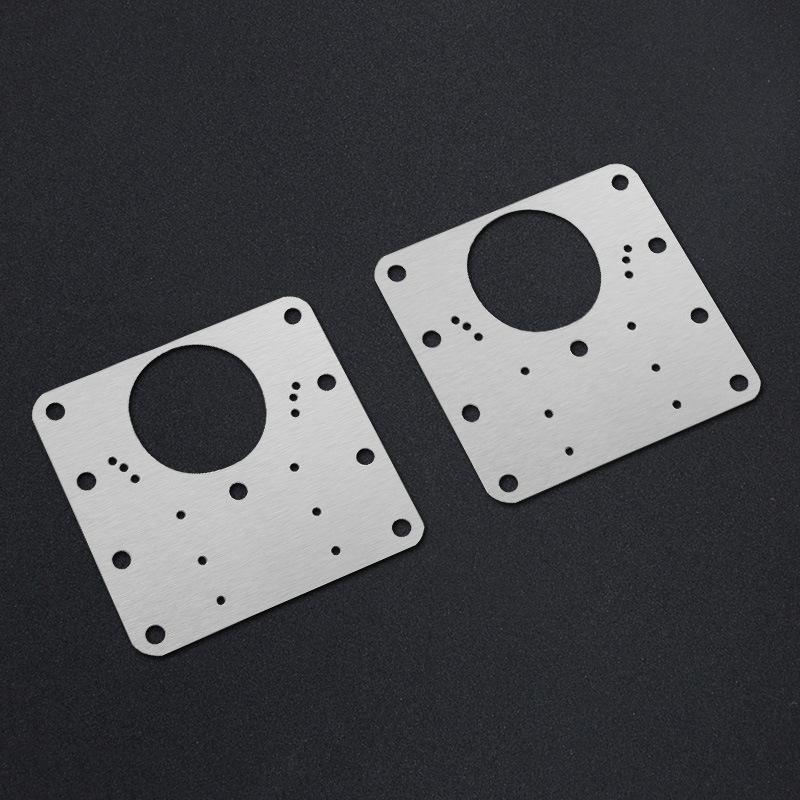 2PCSStainless Steel Cabinet Door Hinge Repair Plate, Furniture Cabinet Door Hinge Fixing Plate Mounting Piece Hinge Hole Repair Piece