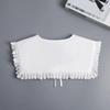 New Style Lapel Shawl Fake Collar Shoulder Wrap Student Adjustable Sweater Hoodie Fake Collar Ruffle Detachable Collar