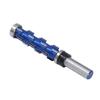 1/2in Shank Flush Trim Spiral Router Bit Tungsten Steel Alloy Double Bearing Router Bit 3/4in Cut Di