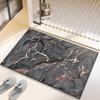 Kieselgur Teppich Rutschfeste Eingangsfußmatte Badezimmerboden Teppich Saugfähige Toilettenbodenmatte Heimdeko