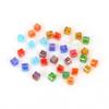 2-8mm Mixed Color Square Glass Crystal Beads for Handmade DIY Jewelry and Necklaces
