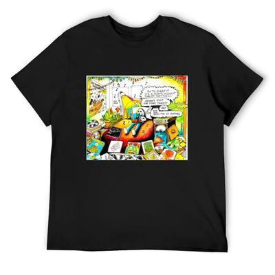 T-shirt Cosmique pour l'heure du coucher design personnalisé vos propres vêtements esthétiques vêtements esthétiques t-shirts hommes