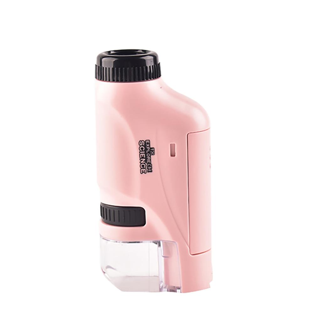 Children's Hand-Held Portable Optical Microscope Toy Microscope Biological Science Experiment Pupil Gift