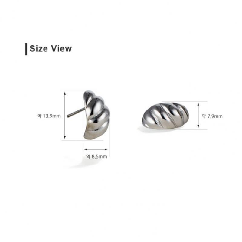 Tani by Minetani CroiSSant Earring Gt 22 S E8