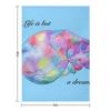 Life is but a Dream - Watercolor Dreaming Cat Throw Blanket Luxury Brand For Baby Hairy anime Blankets