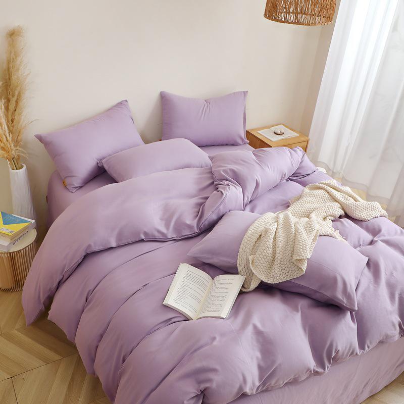 Princess Style 100% Cotton Double-Layer Gauze 4-Piece Bedding Set - Skin-Friendly and Baby-Safe