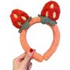 Cute Strawberry Headband: 3D Sweet Forest Design for Makeup & Face Wash - Korean Style