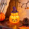 Battery Operated Table Lamp Cute Halloween Ghost/Pumpkin LED Night Light for Desktop Decoration, Ornament Nursery with Warm Glow Home Party Decor