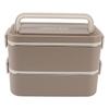 2 Tier Stackable   Box 304 Stainless Steel Insulated Lunch Containers Lkproof Compartment Portable Food Container for School