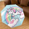 1PC Unicorn Rainbow Umbrella-8-Rib Reinforced Portable Folding Travel Suitable for All Seasons Outdoor Daily Use-Z0402