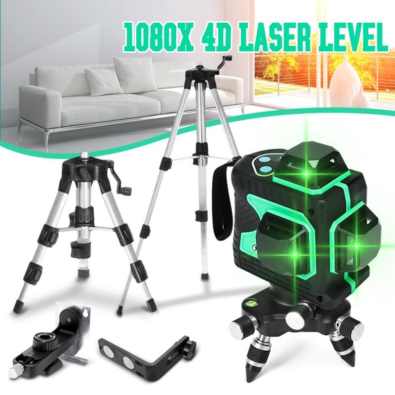 New IP-54 12 Lines 3D Green Laser Level Horizontal and Vertical Cross Build Tool Measuring Tools