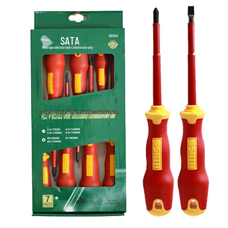 SATA 7-piece VDE Insulated Screwdriver Set