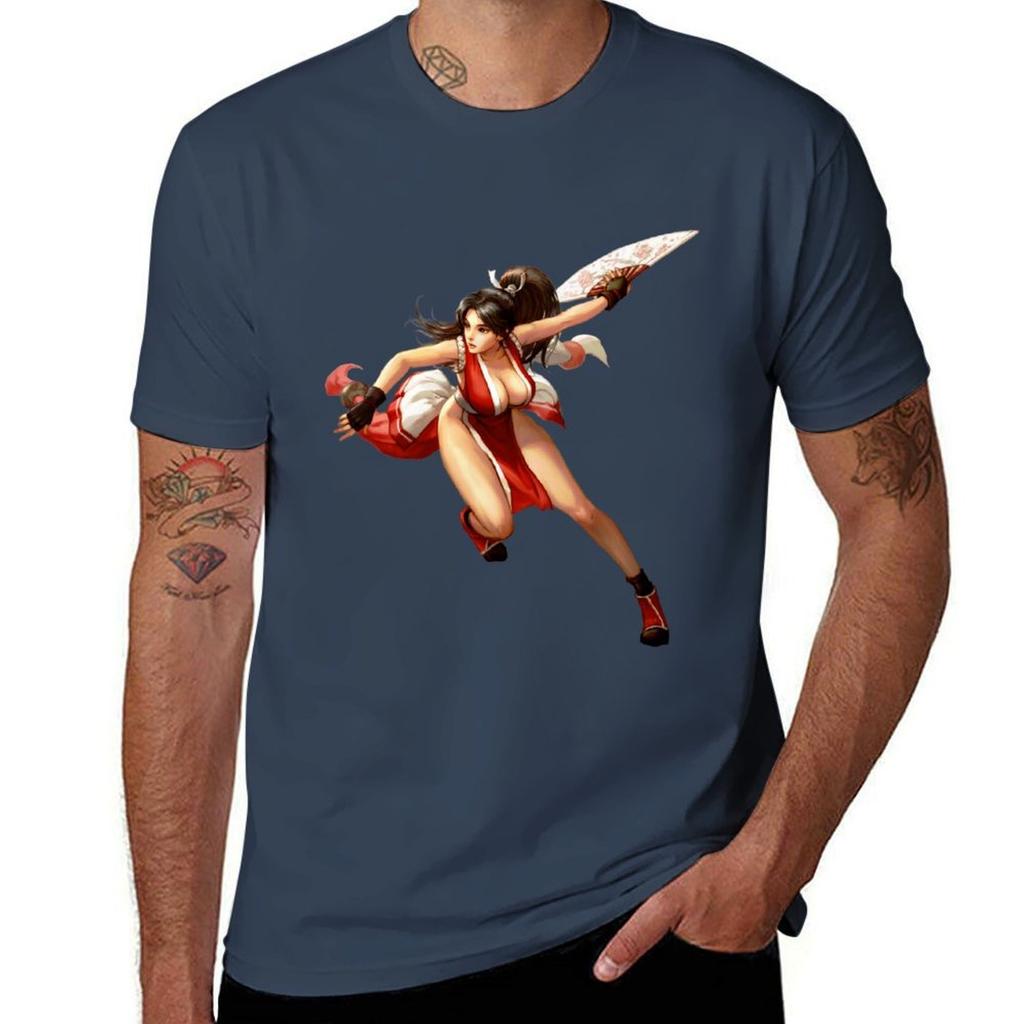 Mai Shiranui Oppai Geisha Tshirt Comfortable Basic Crew Neck Tee