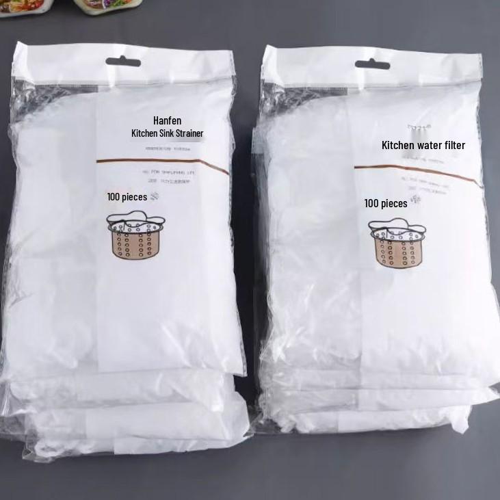 Disposable Kitchen Sink Filter Net - Vegetable Washing Colander and Drain Bowl Clog Protector