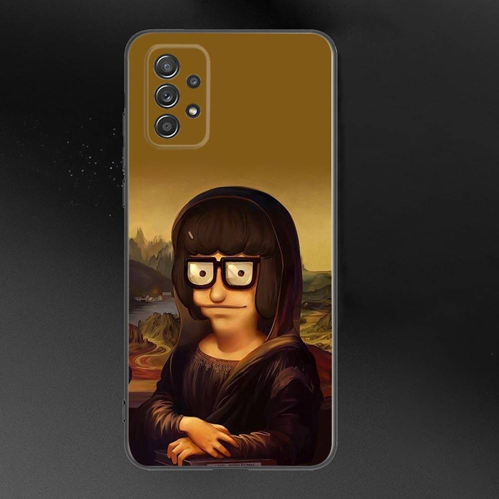 Cartoon B-Bobs Burgers Phone Case For Samsung Galaxy A 91,80,73,72,71,53,52,51,22,5G Shockproof Soft Black Cover
