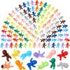 120 Stück Mini-Plastikbabys, Winzige Plastik-Babyfiguren Kleine Dreikönigskuchen-Babys Großpackung für Eiswürfel Mein Wasser ist gebrochen Babyparty-Spiel