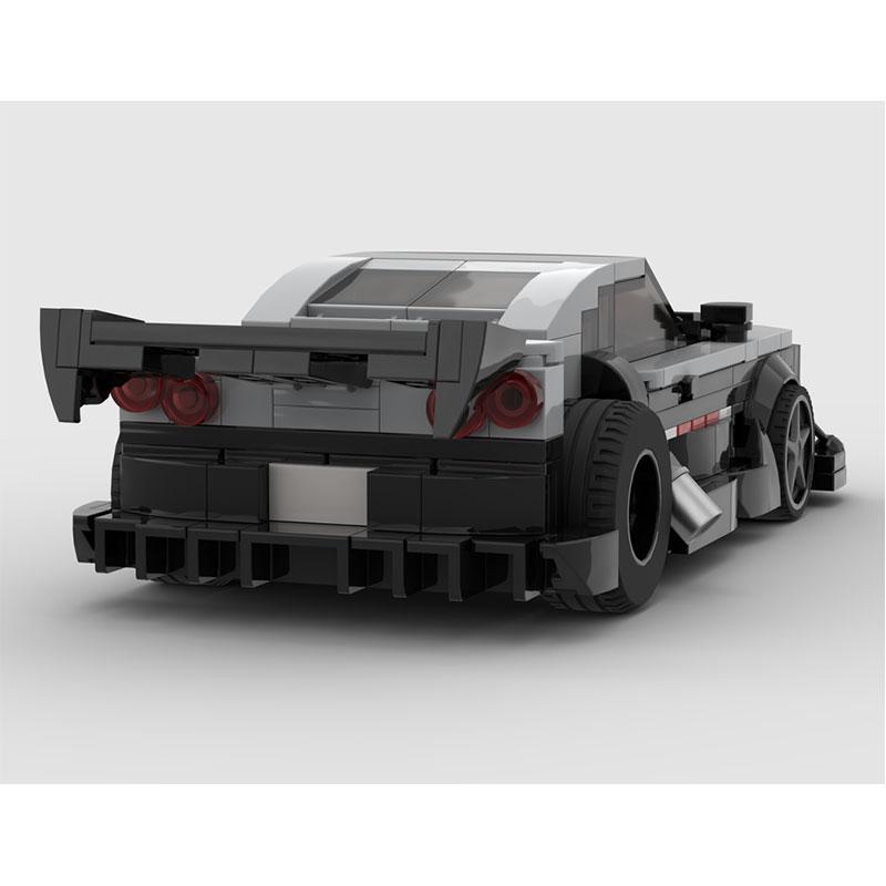 380-piece small particle building blocks MOC speed racing car toy vehicle gift set