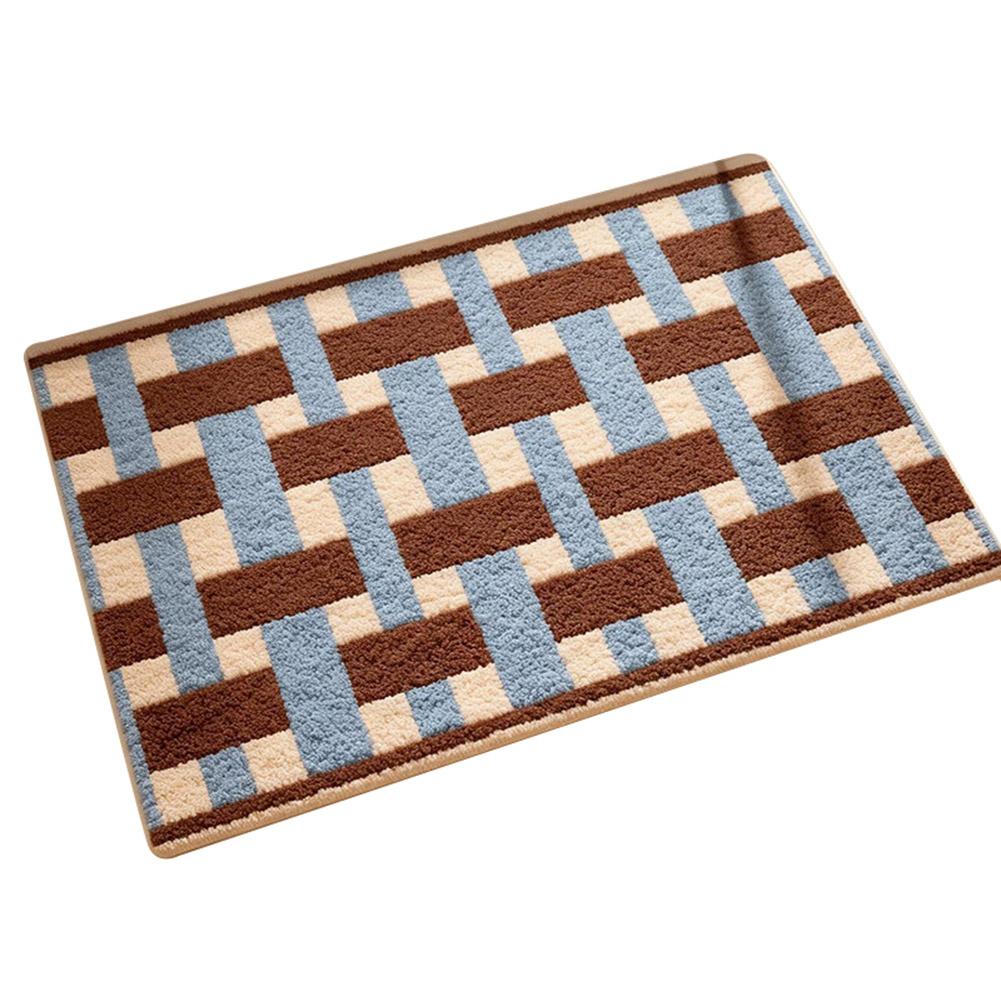 1pc 45*70cm Soft Absorbent Bath Mat Bathroom Rugs Non-Slip Quick-Dry Bath Rug Floor Mat For Bathroom Entryway Kitchen
