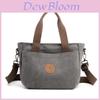 Canvas Tote Bag For Women With Zipper Closure And Interior Pockets For Daily Use