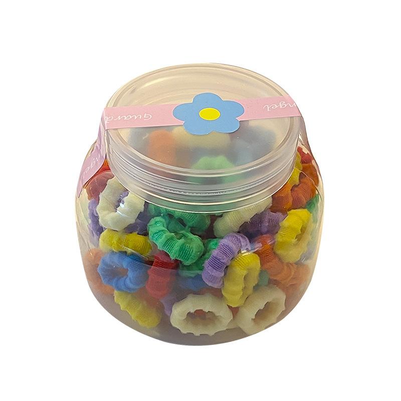 100 Pcs, Children'S Colored Hair Does Not Hurt, Towel Ring, Hair Band, Girls' Small Hair Tie, Rubber Band, Baby Headband, Hair Accessories.
