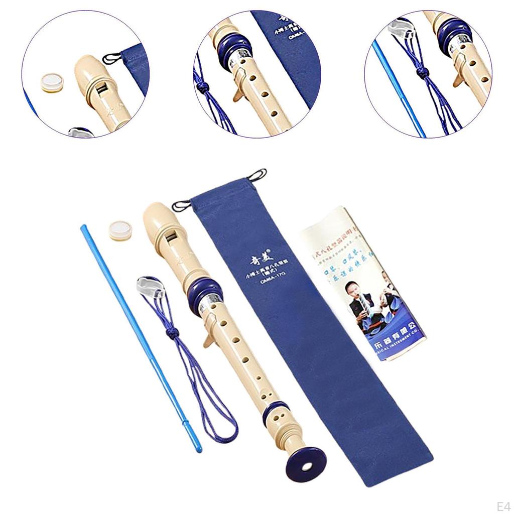 Soprano Recorder with Bag 8 Hole for Amateurs Instrument Player Professional