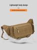 Men's Tactical Crossbody Bag - Multi-Compartment Cycling & Hiking Waist/Chest Bag