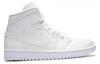Jordan 1 Mid Triple White Damen BQ6472-111