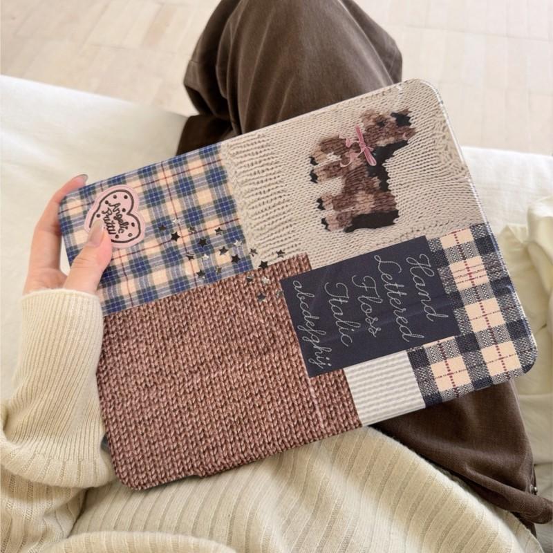Little Horse Weaving with Pen Slot Tablet Case for Ipad Air 3th 4th 5th 6th 7th Pro Air 2025 2024 11" 12.9"13"10.2"10.5"10.9"