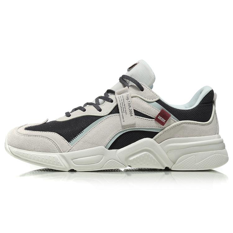 

Li Ning Candle Dragon Textile, Synthetic Leather Slip Resistant Abrasion Resistant Low top Sports Casual Shoes Men s AGLN237-6 39.5