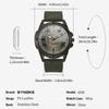 Mens Quartz Watch - Round Dial, PU Leather Strap, 30m Water Resistant, Alloy Case,  Watch
