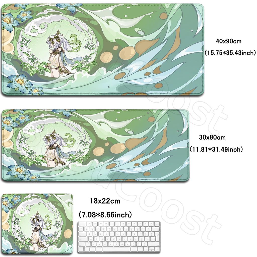 HD Printing Genshin Impact Mousepad Kawaii Anime Game Nahida Desk Mat Laptop Gaming Mouse Pad XXL 180x220mm 900x400mm Mousepads