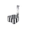 New Stainless Steel Egg Cooker Heart-Shaped Nonstick Egg Poacher Hotpot with Hook Steamed Egg Mold for Kitchen Cooking Tool